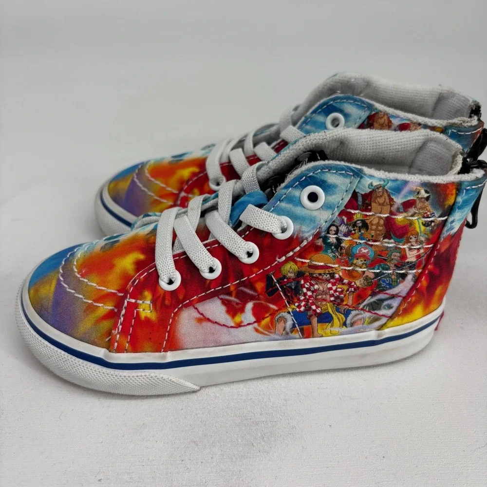 Vans x One Piece Sk8-Hi Zip Toddler 8 Anime Graphic Sneakers Manga Collector
